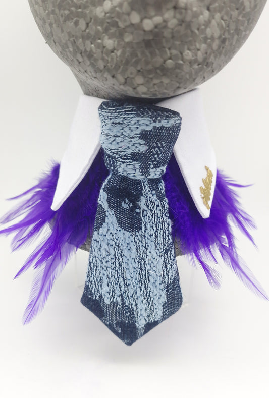 Punk denim Fashionista tie set - The interchangeable tie system